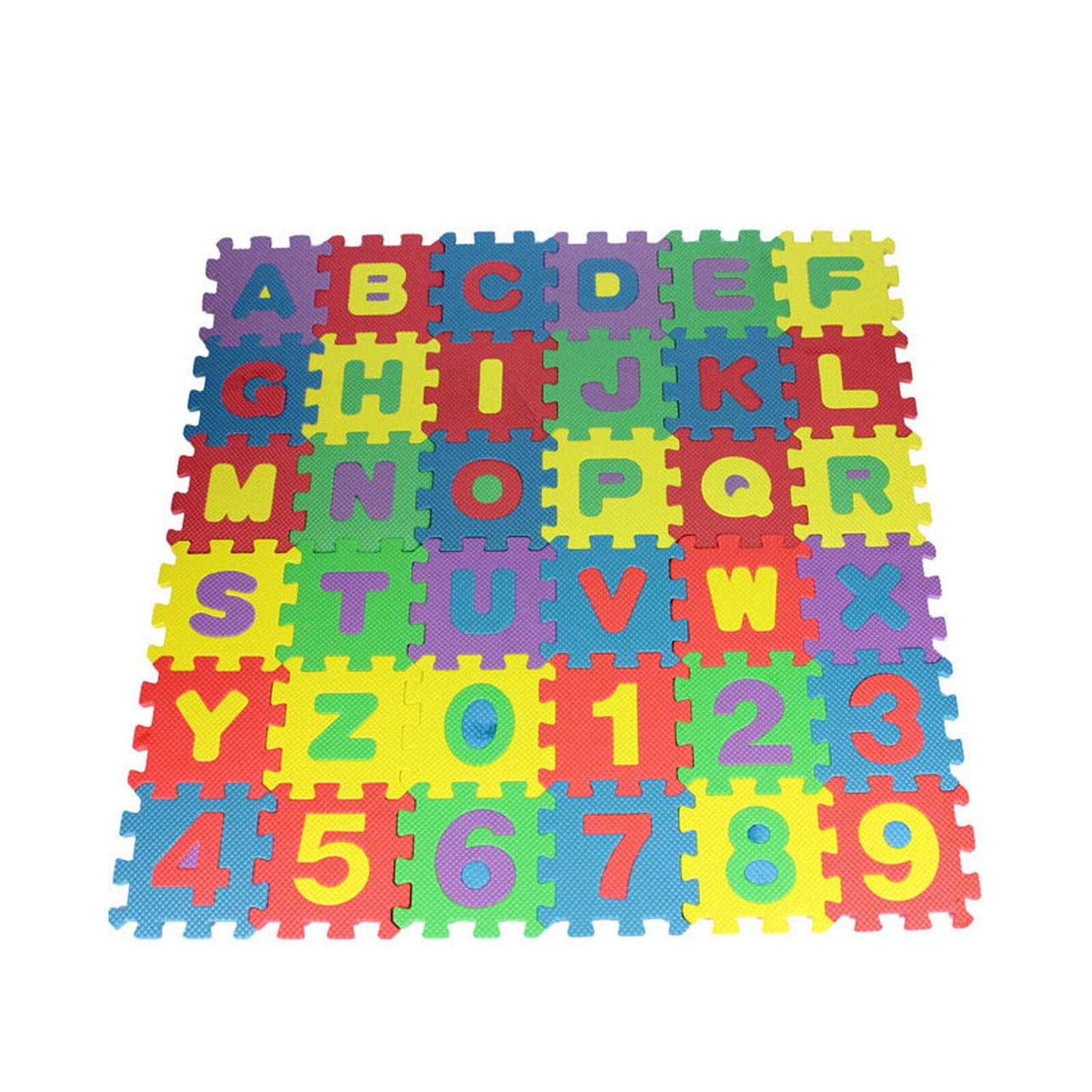 🌟 Transform Playtime with 36Pcs Kids' Soft Foam Play Mat: Interlocking EVA Tiles with Alphabet and Numbers 🎨🔢