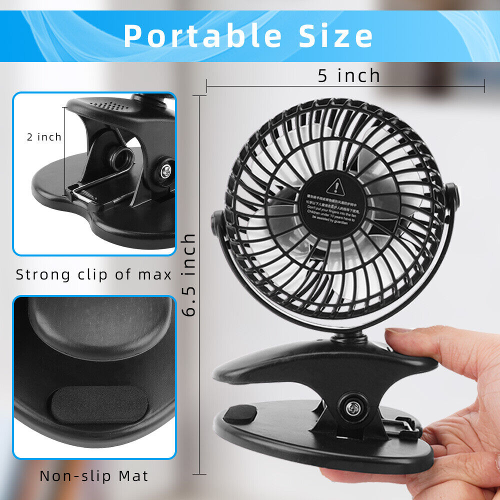 👶🌬️ Stay Cool Anywhere with Our Baby Portable Stroller Fan - Enjoy Breezy Strolls in the Sun! 🌞✨