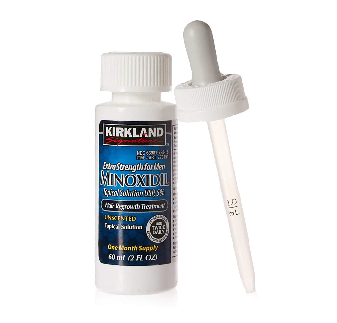 Mermaid 5% Minoxidil Extra Strength Liquid Hair Loss and Hair Regrowth Treatment 1-Month