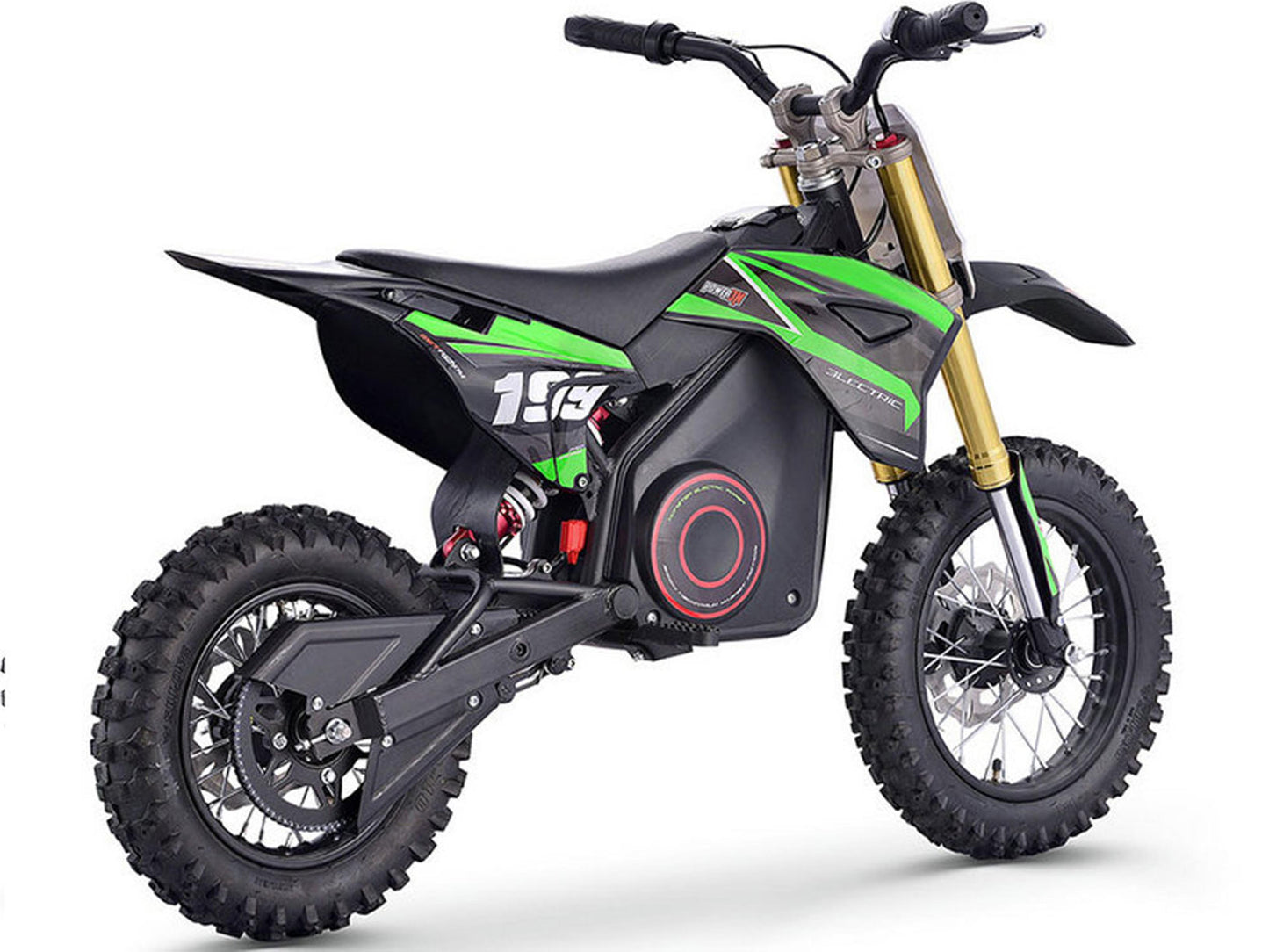 Mototec 36v Pro Electric Dirt Bike 1000w Lithium Green