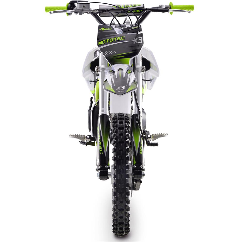 Mototec X3 125cc 4-stroke Gas Dirt Bike Green