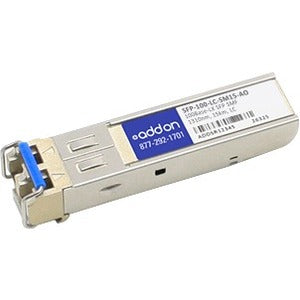 AddOn Alcatel-Lucent SFP-100-LC-SM15 Compatible TAA Compliant 100Base-LX SFP Transceiver (SMF, 1310nm, 15km, LC)