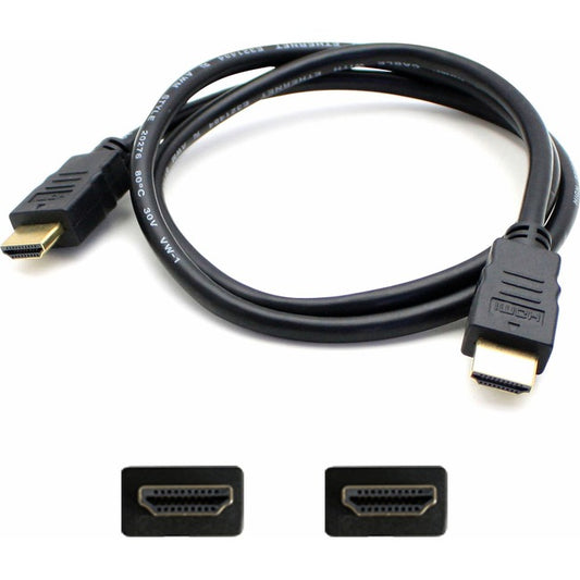 AddOn 6ft HDMI Male to Male Black Cable
