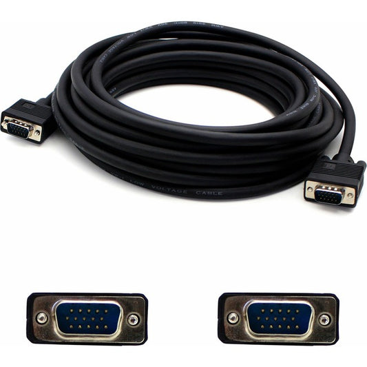AddOn 25ft VGA Male to Male Black Cable
