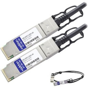 AddOn Brocade 40G-QSFP-C-0201 Compatible TAA Compliant 40GBase-CU QSFP+ to QSFP+ Direct Attach Cable (Passive Twinax, 2m)