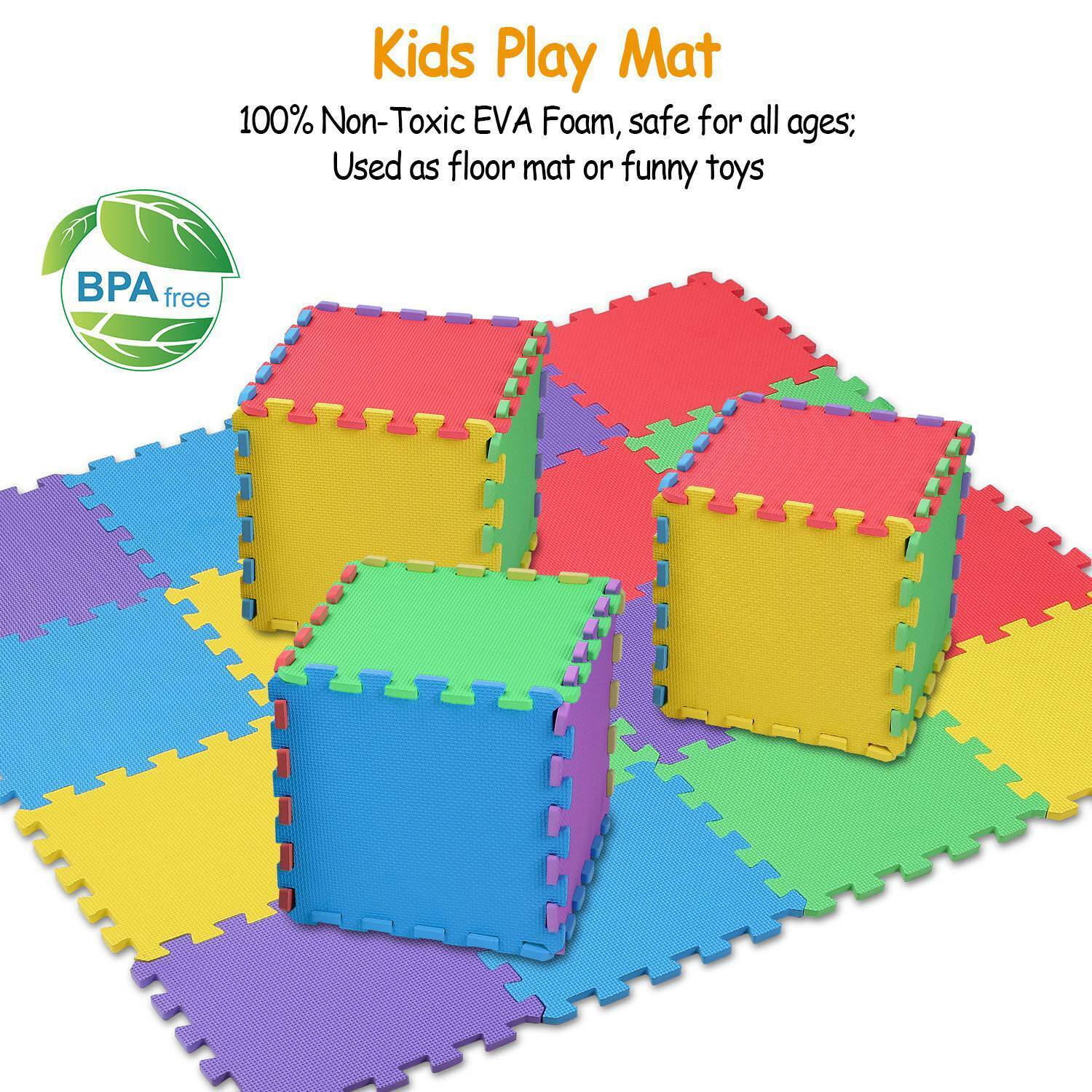 Unlock Your Child's Imagination with 16Pcs Kids Puzzle Exercise Play Mat: Interlocking EVA Floor Mat for Infants - Safe, Fun, and Educational!" 🧩🌈🚼