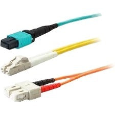 AddOn 5m ALC (Male) to SC (Male) Yellow OS1 Duplex Fiber OFNR (Riser-Rated) Patch Cable