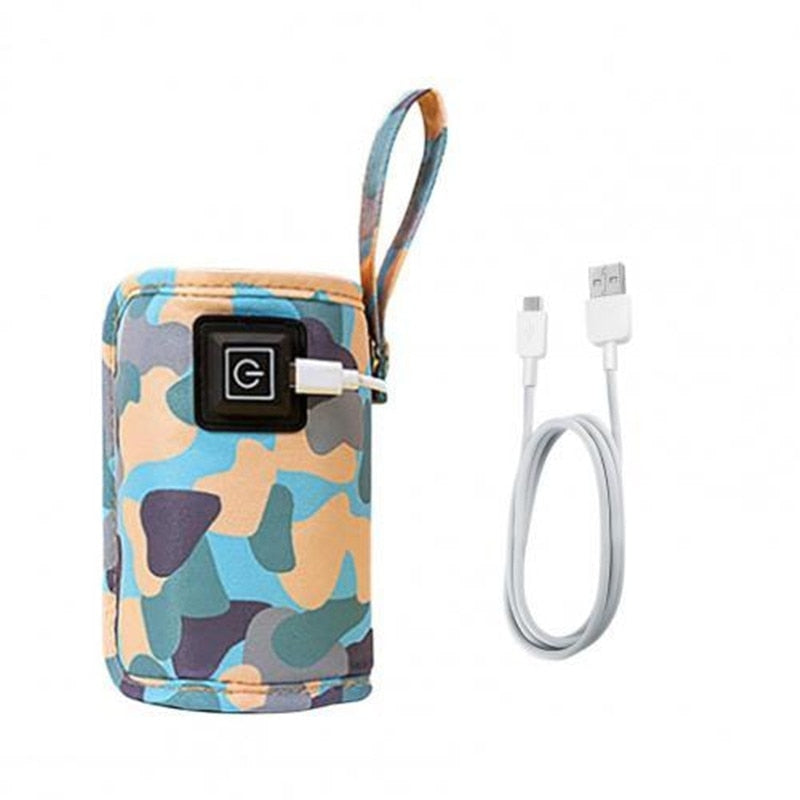 Introducing the "Warm'n'Go" USB Milk Warmer: Portable, Quick Heating Solution for Baby Bottles on-the-Go