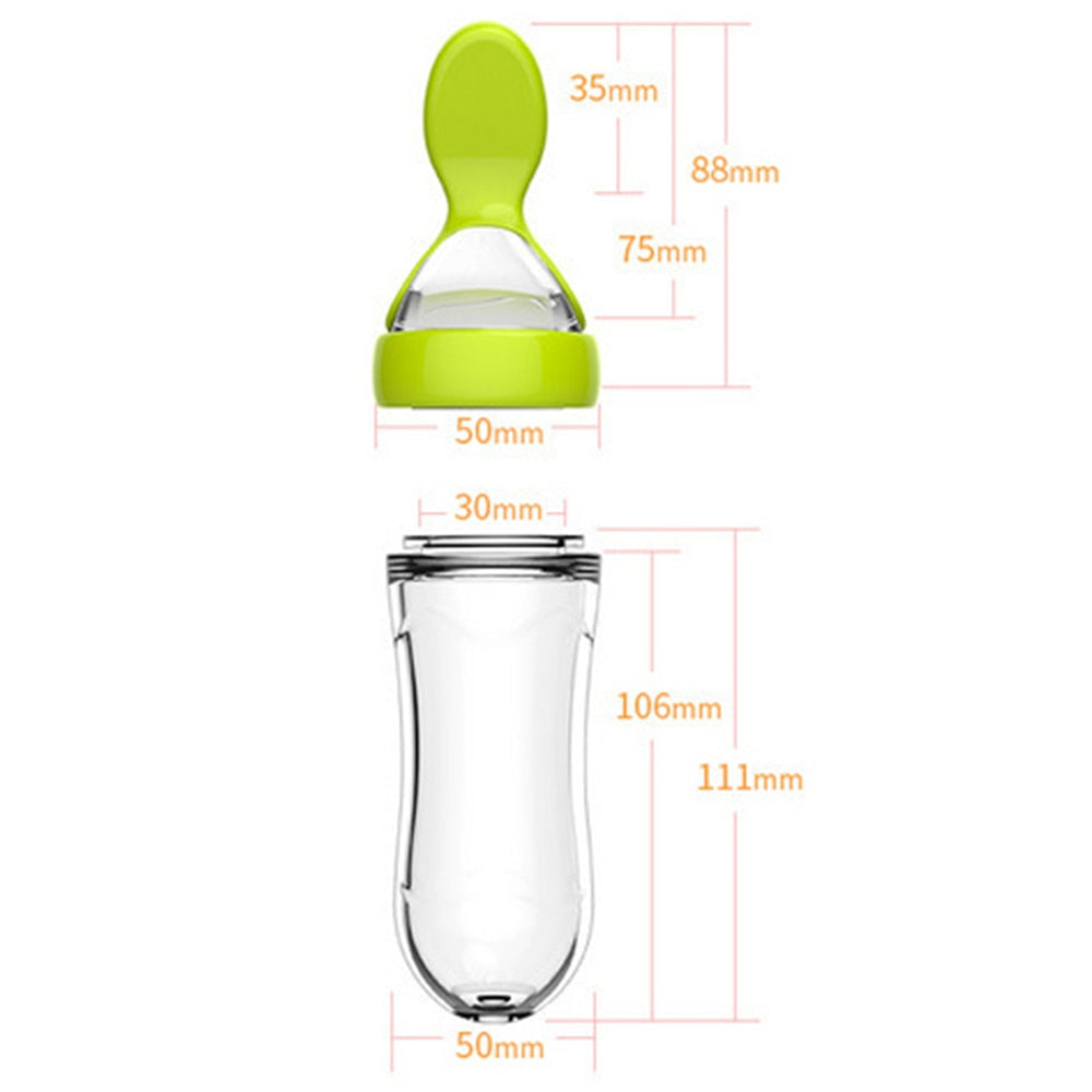 Introducing the "Spoonfuls of Joy" Baby Spoon Feeder Bottle: Simplify Feeding with Ease and Delight