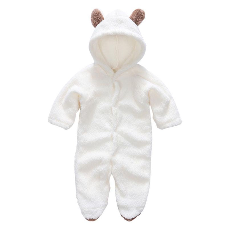 🐻 Cuddle Up Your Little One with the Cozy and Cute Baby Bear Romper - Unleash Endless Adorable Moments! 🌟