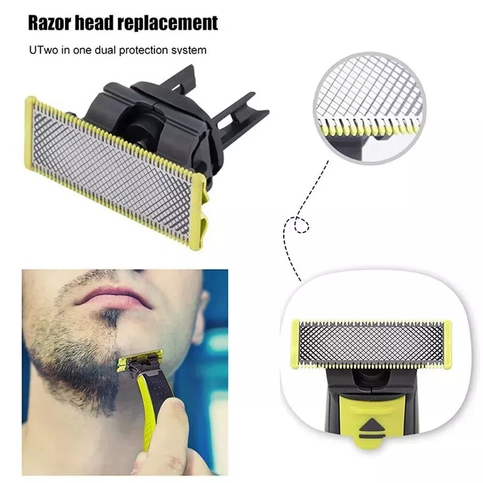 2x Blades Norelco OneBlade Razor Shaver Replacement Blade Head QP2520 /QP6510