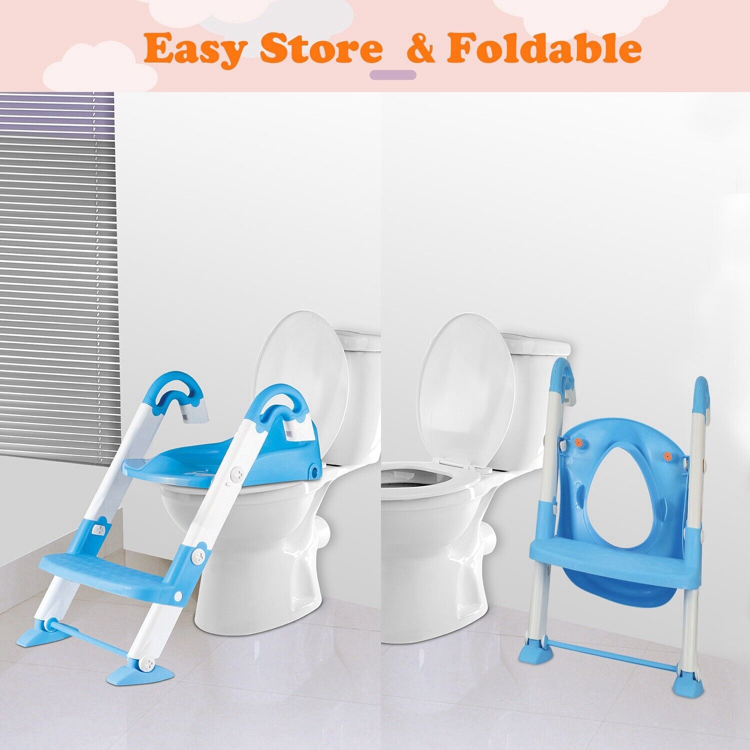 🚽👶 Kids Potty Training Seat with Step Stool Ladder - Child Toddler Toilet Chair for Easy Bathroom Transition! 🌟🚽