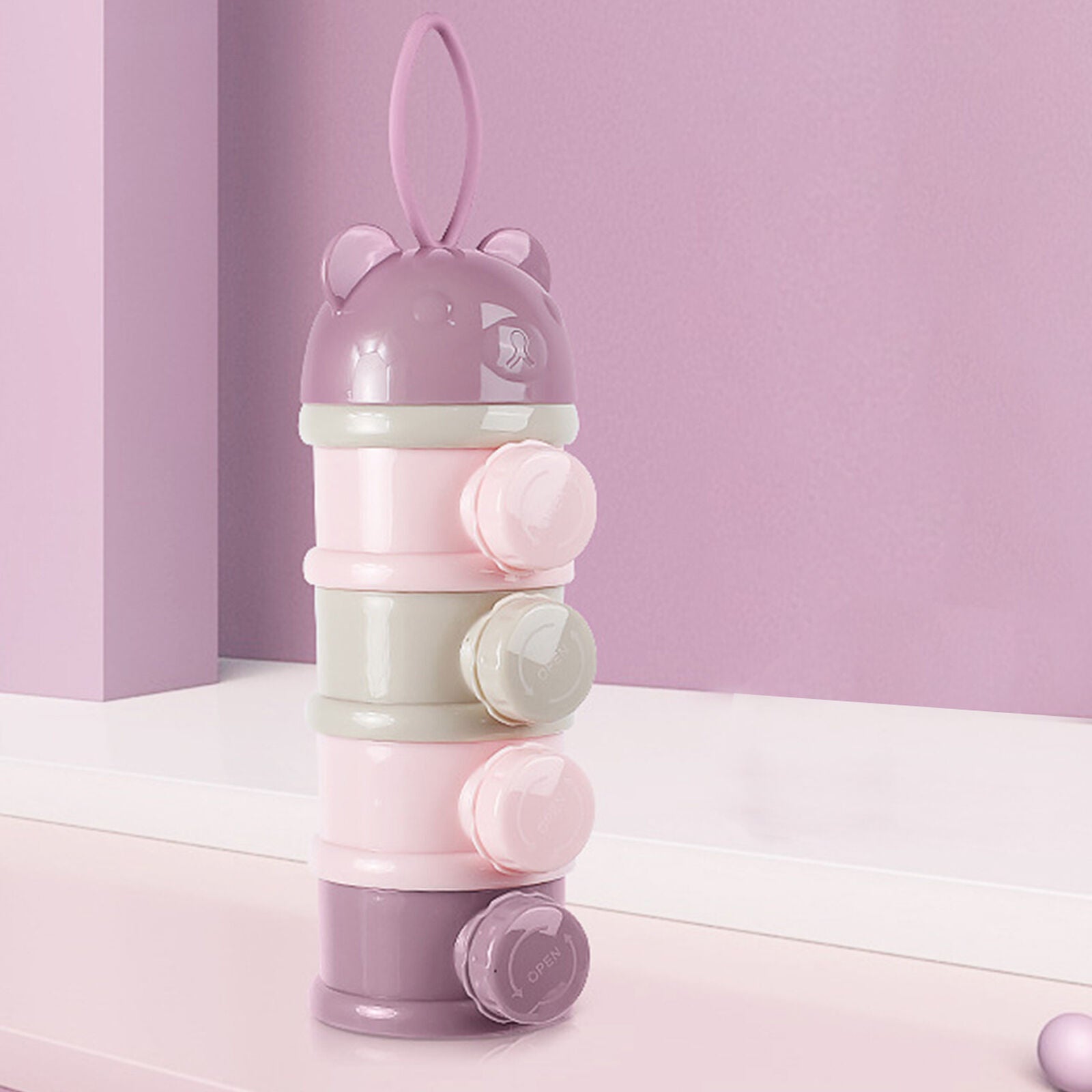 Introducing the "Formula4Fun" Portable Baby Milk Powder Formula Dispenser: Hassle-Free Feeding On-The-Go