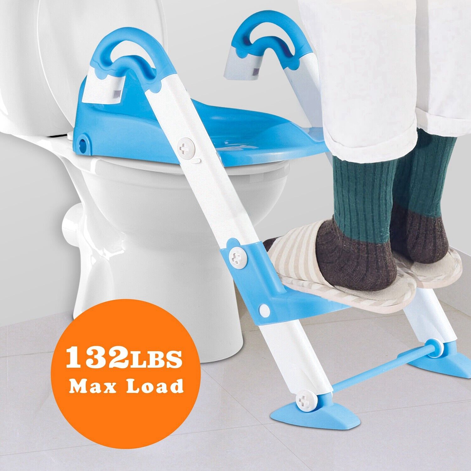 🚽👶 Kids Potty Training Seat with Step Stool Ladder - Child Toddler Toilet Chair for Easy Bathroom Transition! 🌟🚽