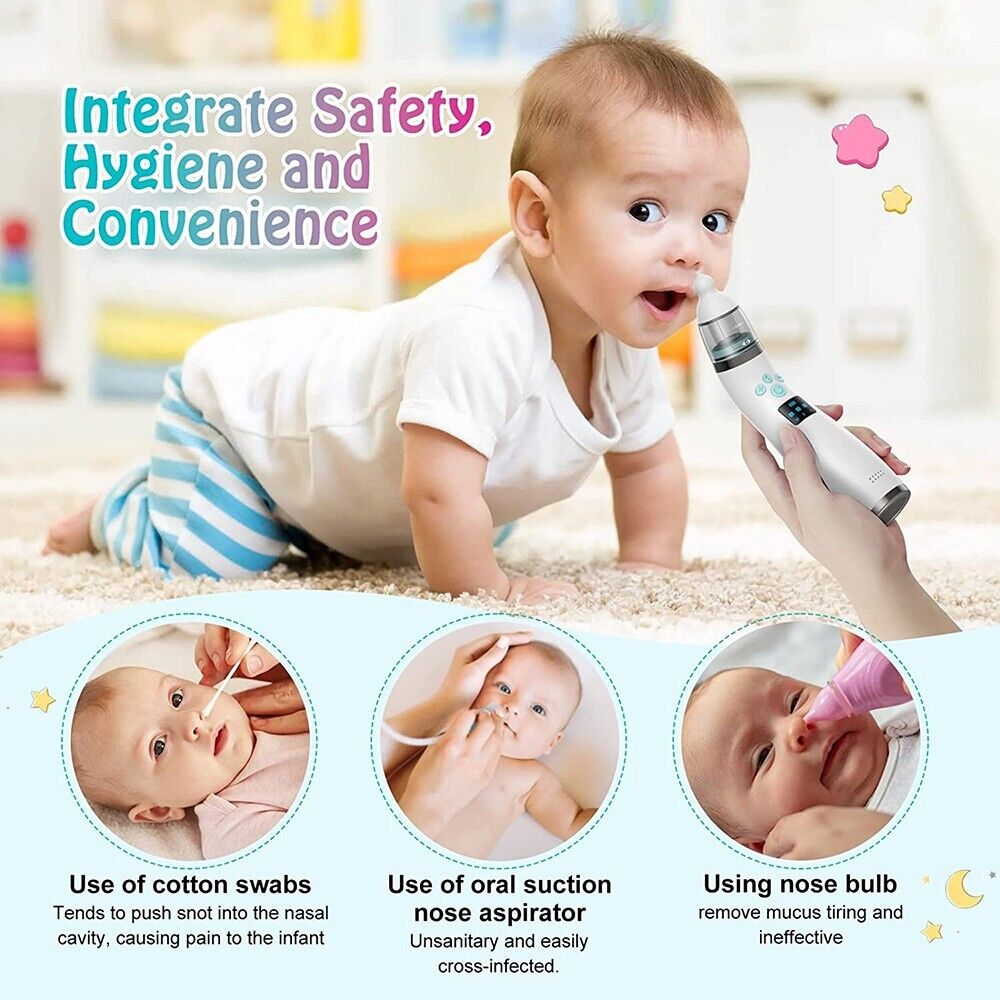 👶 Breathe Easy with Our Baby Electric Nasal Aspirator - The Ultimate Solution for Clearing Tiny Noses! 🌬️✨