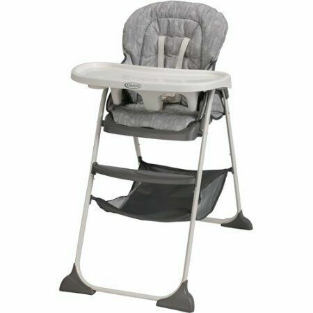 🌟✨ Vorands Ultra Slim Folding High Chair Snacker - Compact, Reclining Seat, Easy to Use, Whisk Color - Perfect for Mealtime Fun! 👶🍽️